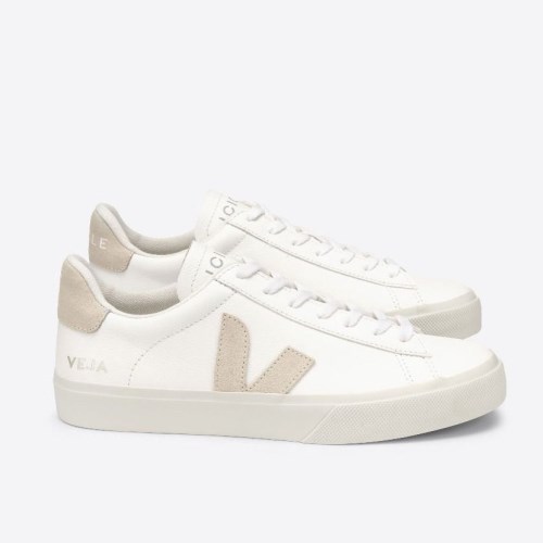 Veja Campo Chromefree Veja X Icicle Mens Trainers White/Beige UK 98785